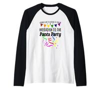 Mi Piace estendere a Te Un invito alla Festa dei Pantaloni Maglia con Maniche Raglan