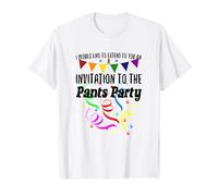 Mi Piace estendere a Te Un invito alla Festa dei Pantaloni Maglietta
