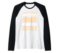 Mi piace fare festa e per festa intendo leggere libri Maglia con Maniche Raglan