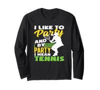 Mi Piace Fare Festa per Festa, intendo Un Giocatore di Tennis Maglia a Manica