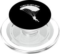 Mi piace fare immersioni in cielo alto paracadutismo paracadutismo paracadutista PopSockets PopGrip per MagSafe