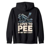 Mi Piace Fare pipì nel Mio subacqueo con la Muta bagnata Felpa con Cappuccio