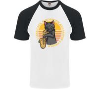 Mi Piace Gatti, Sassofoni & Maybe 3 People DA UOMO S/S Baseball T-Shirt