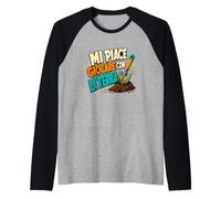 Mi Piace Giocare con la Terra Umorismo Giardinaggio Maglia con Maniche Raglan