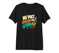 Mi Piace Giocare con la Terra Umorismo Giardinaggio Maglietta Premium