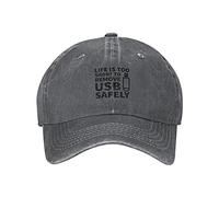 Mi Piace Giocare. La Vita È Troppo Breve per Dedicarsi Solo al Lavoro. Uomini Donna Cappello da Sole Leggera Visiera Baseball Cappellino Traspirante Trucker Cappellino Cappellini da Baseball