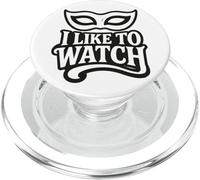 Mi piace guardare maschera veneziana sottile Swinger Lifestyle PopSockets PopGrip per MagSafe