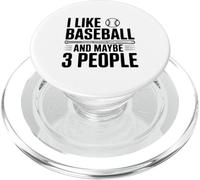 Mi piace il baseball e forse 3 persone PopSockets PopGrip per MagSafe