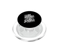 Mi piace il baseball e forse tre persone PopSockets PopGrip per MagSafe