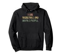 Mi Piace Il Basket e Forse 3 Persone #25DBD Felpa con Cappuccio