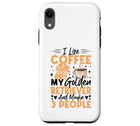 Mi piace il caffè il mio Golden Retriever e forse 3 persone Custodia per iPhone XR