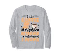 Mi Piace Il caffè Il Mio Golden Retriever e Forse 3 Persone Maglia a Manica