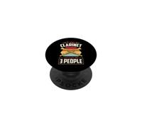 Mi piace il clarinetto e forse mi piace 3 persone PopSockets PopGrip Adesivo