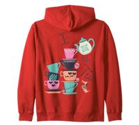 Mi Piace Il Compleanno del bevitore di teiera con Stampa Felpa con Cappuccio