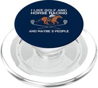 Mi piace il golf corse di cavalli e forse 3 persone PopSockets PopGrip per MagSafe