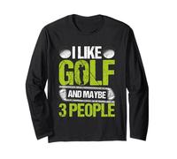 Mi Piace Il Golf e Forse 3 Persone Maglia a Manica