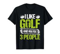 Mi Piace Il Golf e Forse 3 Persone Maglietta