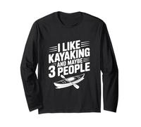 Mi Piace Il Kayak e Forse 3 Persone Maglia a Manica