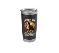 Mi piace il mio bernese e forse mi piace 3 persone Bicchiere termico in acciaio inox doppia parete