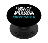 Mi piace il mio caffè così nero... PopSockets PopGrip Adesivo