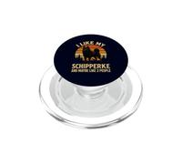 Mi piace il mio cane Schipperke e forse 3 Persone Proprietario di un animale domestico carino PopSockets PopGrip per MagSafe
