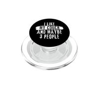 Mi piace il mio divano e forse 3 persone - Divertente detto introverso PopSockets PopGrip per MagSafe