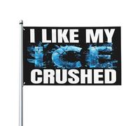 Mi piace il mio ghiaccio tritato, bandiera antighiaccio 3x5, bandiere da giardino per esterni