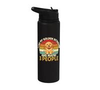 Mi piace il mio Golden Retriever e forse 3 Persone Divertente Stainless Steel Insulated Water Bottle