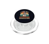 Mi Piace Il Mio Keeshond Cane E Forse 3 Persone Retrò Cani Vintage PopSockets PopGrip per MagSafe