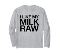 Mi Piace Il Mio Latte Crudo Maglia a Manica