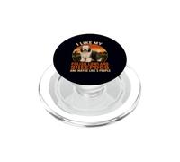 Mi piace il mio simpatico cane pastore delle pianure polacche, proprietario e amante PopSockets PopGrip per MagSafe