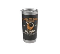 Mi piace il mio uomini come mi piace il mio caffè scorrevole fuori dal tetto Bicchiere termico in acciaio inox doppia parete