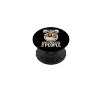 Mi piace il pesce palla e forse 3 Persone Pesce palla divertenti PopSockets PopGrip Adesivo