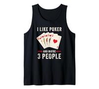 Mi Piace Il Poker e Forse 3 Persone Canotta