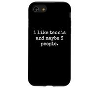 Mi piace il tennis e forse 3 persone #25D260 Custodia per iPhone SE (2020) / 7/8