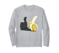Mi Piace la Banana ottimista Pop-Art Maglia a Manica