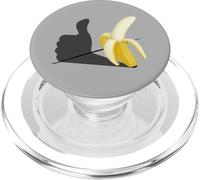 Mi piace la banana ottimista Pop-Art PopSockets PopGrip per MagSafe