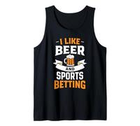 Mi Piace la Birra e Le scommesse Sportive Parlay Gioco D'Azzardo Bere Canotta