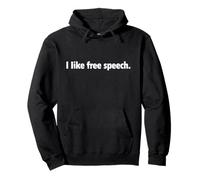 Mi Piace la libertà di Parola Free Speech Felpa con Cappuccio