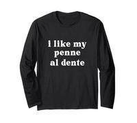 Mi Piace La Mia Penne Al Dente Maglia a Manica