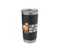 Mi Piace La Mia Ragazza Fedele E Pelosa Labrador Retriever Yellow Lab Bicchiere termico in acciaio inox doppia parete