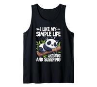 Mi Piace la mia Vita Semplice Solo Mangiare e Dormire Canotta