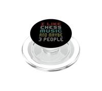 Mi piace la musica degli scacchi e forse 3 persone musicista PopSockets PopGrip per MagSafe