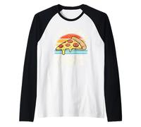 Mi Piace la Pizza e Forse 3 Persone Divertente introverso Foodie Maglia con Maniche Raglan