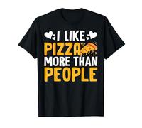 Mi piace la pizza più delle persone Maglietta