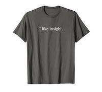 Mi Piace l'intuizione Maglietta, Uomo, Asfalto, 6XL