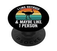 Mi piace lo struzzo e forse come 1 persona PopSockets PopGrip Adesivo