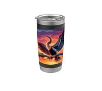 Mi piace molto Anhinga Snakebird Darter Bicchiere termico in acciaio inox doppia parete