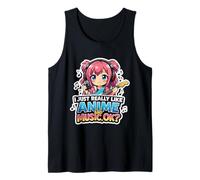 Mi Piace Molto Anime E Musica Ok Teen Giapponese Amante Canotta