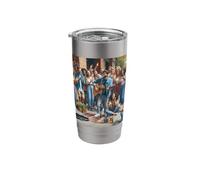 Mi piace molto Busking Busker Street Performer Bicchiere termico in acciaio inox doppia parete